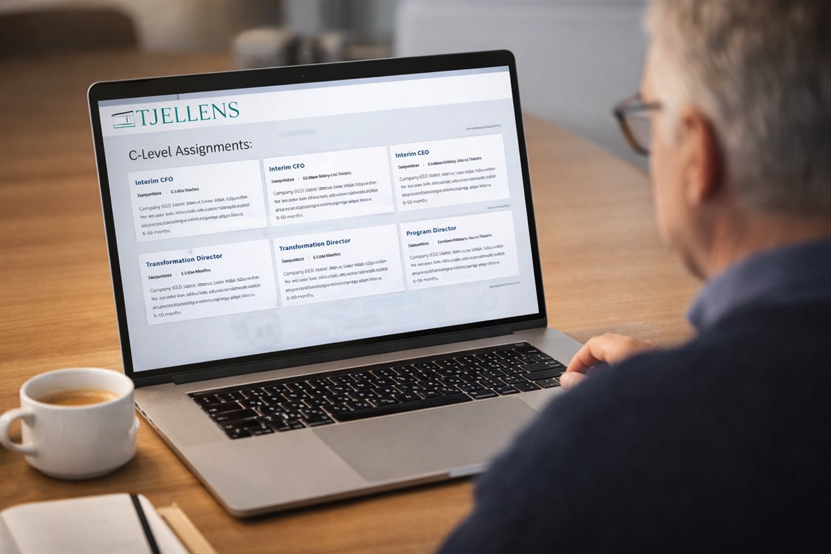 Logo Tjellens Executive Search, netwerk van senior professionals
